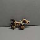 Montessori Toys 1 2 3 4 Years Old Boys Girls Wooden Walking Pull Dog Toy for Baby Toddler, Pull Along Walking Toys, Walk Along Puppy Pull, Wooden Pull & Push Toy