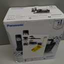 Panasonic Link2Cell Expandable Corded Cordless Phone with Digital Answering System & Smart Call Blocker, One Corded Base Unit and Two Cordless Handsets Black - KX-TGF882B