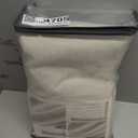 QJmydeco 107 Inch Long Insulated Backout Curtains, 9ft Floor Length Elegant Curtain for Living Room Thick Soundproof/Block Out/Draps for Bedroom Windows (W50 xL107 2Panels Natural Tan Linen)