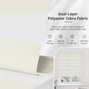 MYshade Cordless Zebra Blinds for Windows with Free-Stop(Beige,28" W x 50" H) Dual Layer Shades for Day & Night Privacy and Light Filtering, Perfect for Home & Bedroom, Easy to Install