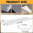 Woanger 2 Pcs Wrap Around Replacement Light Cover, 9 Inch