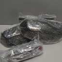 (Set of 7 Carbon Fiber Accessories) Door Handles, Top Half Mirror Covers, Tailgate Cover, (with Camera Hole) Compatible with Chevrolet Silverado GMC Sierra 1500 2500 3500 2014-2018