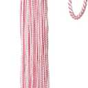 3 x Newrara Graduation Unisex Matte Adult Graduation Cap with Tassel (Pink)