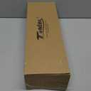 TONIAL 2 Pack Curtain Rods 32 to 58 Inch, Telescoping Splicing 3/4 Single Rods for Windows Decorative Drapery Rod with Acrylic Diamond Finial, Champagne Gold