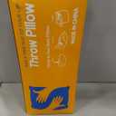 Artscope Synthetic Down Pillow Insert, 18x18 Down Alternative Throw Pillow Insert. Ultra Soft Fluffy Sleeping Pillow with 100% Cotton Cover, Decorative Pillows Set of 2-White.