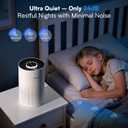 Upgraded Air Purifiers for Bedroom & Home with H14 True HEPA Filter, Covers Up to 1280ft, 360 Air Intake, Quiet Pet Air Purifier, Fragrance & Timer,Removes Smoke, Pet Dander & Pollen,White