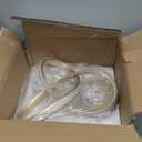 Modern LED Chandelier Contemporary Pendant Lighting Ring Light Fixture Gold with 4500K and 59in Height Adjustable Hanging Lamp for Kitchen Island Hallway Foyer Closet Corridor (12.5" - No Remote)