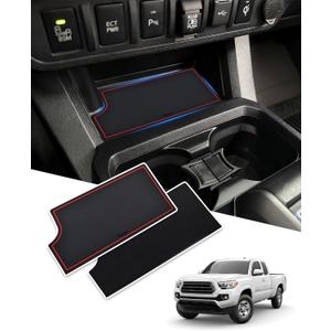 Wireless Charger Insert Protective Pad for 2016-2023 Toyota Tacoma Accessories, Non-Slip & Anti-Dust & Prevent Overheating Center Console Cover Protector for Tacoma Interior Accessories