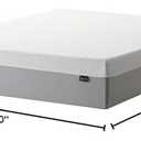 ZINUS 12 Inch Green Tea Essential Memory Foam Mattress [New Version], Queen, Fiberglass Free, Medium Feel, Breathable Airflow Memory Foam, Certified Safe Foams & Fabric, Mattress in A Box (White)