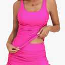 B2prity Tankini Swimsuit for Women Slimming Tummy Control Two Piece Bathing Suit Drawstring Swimwear Tank Top with Skirt Size Large