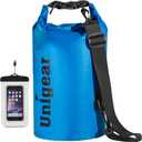 Unigear Dry Bag Waterproof, 2L/5L/10L/20L/30L/40L Floating and Lightweight Bags for Kayaking, Boating, Fishing, Swimming and Camping with Waterproof Phone Case
