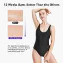 IPL Laser Hair Removal Device for Women: Permanent Hair Removal with Ice Cooling, Safe Skin Sensor & Auto Flashing & Nearly Painless & Long-Lasting Results for Fast Full Body, Holiday Gifts (Purple)