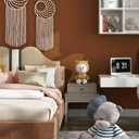 Safiyya 393"x17.7" Dark Orange Peel and Stick Wallpaper Solid Color Wallpaper Dark Orange Contact Paper Self Adhesive Removable Wallpaper for Wall Furniture Vinyl Rolls