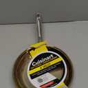 Cuisinart 8-Inch Open Skillet, Stainless Steel Skillet with Lid, Large Kitchen Pan, Dishwasher Safe, Compatible with Induction, Electric, Gas Cooktops, Oven Safe Saucepan, Cool Grip Handles