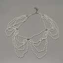 WDIRARA Women's Pearls Waist Chain Body Chain Beach Bikini Accessories