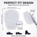 Unisex Large Size Felt Tongue Cushion Pads, 7 Pairs, Trimable