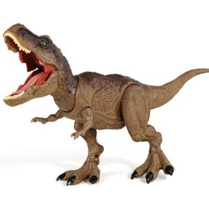 HAYXUN Jurassic Tyrannosaurus Rex Action Figure Dinosaur Toy for Kids 3-5, 5-7 with Sound & Movement, Attack T Rex Dino Toys with Rampage Attack, Chomp & Roar  Birthday Gift for Kids Ages 3+