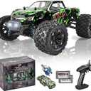 1:18 Scale All Terrain RC Cars, 40 KPH High Speed 4WD Electric Vehicle with 2.4 GHz Remote Control, 4X4 Waterproof Off-Road Truck with Two Rechargeable Batteries (Green)