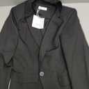Cicy Bell Womens Casual Blazers Open Front Long Sleeve Work Office Suit Jackets Blazer (Black, L)