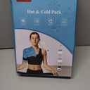 Comfytemp Shoulder Ice Pack Wrap Rotator Cuff Cold Therapy, Ice Packs for Injuries Reusable Gel, Cold Compress Brace for Shoulder Pain Relief, Men Women Recovery Items (Large/X-Large), Black