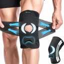 Knee Brace for Women & Men, Knee Brace for Knee Pain, Meniscus Tear, Adjustable Knee Support with Side Spring Stabilizers for Meniscus Tear, Arthritis, Patella Stability, Knee Pain Relief(Medium)