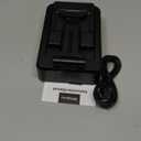 TechGlow Foldable Cellphone Stand with Bluetooth Speaker and Charging Function Birthday Gifts for Men Women Mother Father Boy Girl Teens Cool Tech Gadgets (Black)