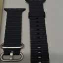 Tasikar Magnetic Bands Compatible with Apple Watch 49mm 46mm 45mm 44mm 42mm Soft Silicone Replacement Loop Wristband for iWatch Ultra 3 2 1 SE Series 11 10 9 8 7 6 5 4 3, Black