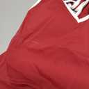 Women 2 Piece Workout Sets Racerback Color Block Tank Top High Waist Tummy Control Shorts Yoga Outfits (Red, M)