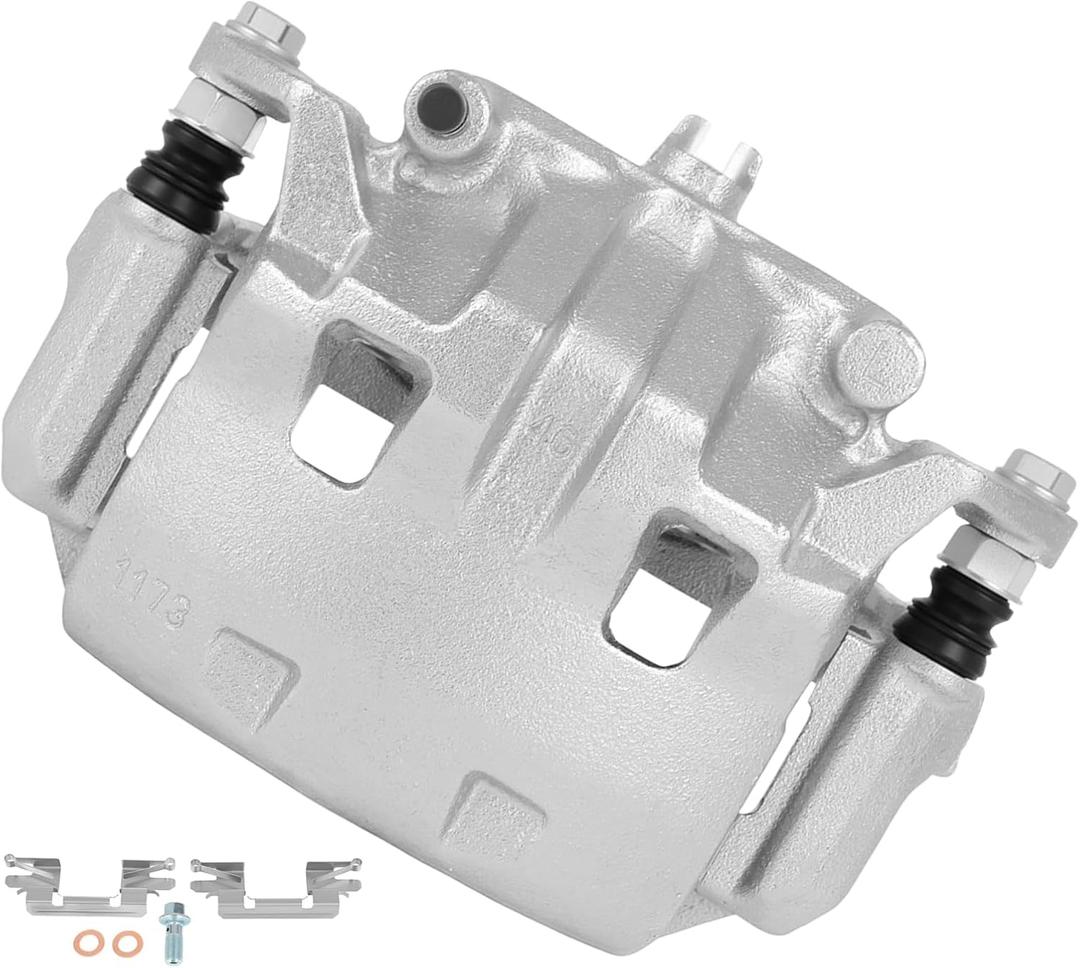 cciyu Front Left Brake Caliper Assembly w/Bracket 19B3123A 2005-2022 For Nissan For Frontier,2005-2012 For Nissan For Pathfinder,2005-2015 For Nissan For Xterra,2009-2012 For Suzuki For Equator