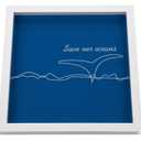 Save Our Oceans Blue Wall Art Picture 13x13