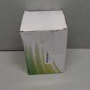 Modern Clear Coaster Set of 5- Glass Coasters for Drinks Crystal Coasters Round Cup Coasters Coffee Table Decor for Office, Kitchen, Bar, Dining Room, Living Room, Patio(Amber)