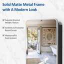 ACEMIRO 24x30 Inch Bathroom Medicine Cabinet with Mirror Metal Framed Recessed or Wall Mounted Mirror Medicine Cabinets for Bathroom Brushed Silver