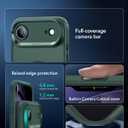 ESR for iPhone Air Case, Camera Control Cover, Compatible with MagSafe, Shockproof Military-Grade Protection, Magnetic Phone Case for iPhone Air, Classic Hybrid Case, Frosted Green