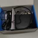 Portable Voice Amplifier for Teachers, 2200mAh Rechargeable Personal Amplifier Mic PA System Headset Microphone with Speaker for Teachers, Training, Meeting, Tour Guide, Yoga, Classroom (Black)