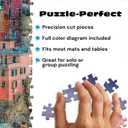 Buffalo Games - Cinque Terre 1000 Piece Puzzle for Adults - Jigsaw Puzzles - Challenging Italy Coastal Scene with Poster - Peter Stewart Photography