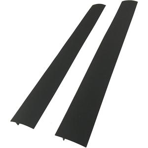 Silicone Kitchen Stove Counter Gap Cover Long & Wide Gap Filler (2 Pack) Seals Spills Between Counters, Stovetops, Washing Machines, Oven, Washer, Dryer - Heat-Resistant and Easy Clean (Black)