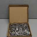 Moxweyeni 192 Pieces Heat Cable Roof Gutter Clips Christmas Light Clips 1.8" De Icing Cable Xmas Light Hooks and Spacers Set Outdoor Decor