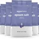 Amazon Basics Epsom Salt Soaking Aid, Lavender Scented, 3 Pound, 6-Pack (Previously Solimo)