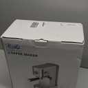 20Bar Espresso Machine, Compact Espresso Maker with Milk Frother, Stainless Steel Coffee Machine for Cappuccino&Latte, 42oz Water Tank, Visible Pressure Gauge, Home&Office, Silver