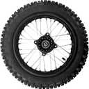 Rear Wheel Kit Rear 80/100-12 Wheel Tire and Rim For Yozma IN10 Dirt Bike