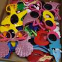 Junkin 24 Pairs Luau Party Sunglasses Funny Hawaiian Tropical Glasses Favors Novelty Fancy Eyeglasses Photo Booth Props for Adults Teens Birthday Summer Beach Themed Party Supplies Decoration