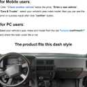 Dash Cover Mat Custom Fit for Nissan Pathfinder D21 Hardbody Pickup Truck 1986-1993, Dashboard Cover Pad Carpet Protector (Black) F77