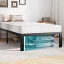 Sweetcrispy Twin Bed Frames, Platform Bed Frame, 12 Inch