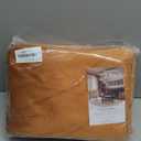 BRIGHTSHEER Mustard Yellow Velvet Curtains 2 Panels, Room Darkening Rod Pocket Insulated Curtains for Bedroom, Living Room, Luxury Room Darkening Window Treatments Drapes, W52 x L84 inches