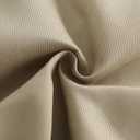 GRANDWISH Boys Long Sleeve Button-Down Shirt, Kids Work Shirt, Khaki Size 6-14