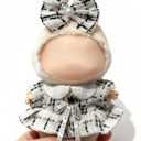 5 x Clothes for LABUBU 17cm Doll (NO Doll), Outfit for LABUBU, Dress and Hairpin Set for LABUBU Dress Up, Fashion and Premium Dolls Accessories for LABUBU (Style P)