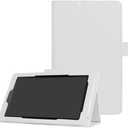 for Amazon Kindle All New Fire 7 SR043KL 7th/9th Generation Smart Cover,Ultra Slim Folio Stand Leather Case Cover with Auto Sleep/Wake Up for Kindle Fire HD7 7" (2017/2019 Release) (Li-White)