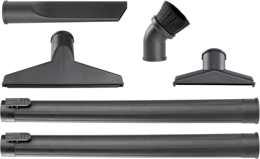 WORKSHOP Wet/Dry Vacs Shop Vacuum Accessories WS17856A Locking Attachment Kit (6-pieces) for Wet Dry Vacuum Cleaners, Fits Most 1-7/8-inch Extension Wands and Hoses