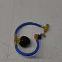 AC U Charge Hose with Gauge Car Refrigerant R134a Recharge Tool Kit Auto Air Conditioner Charging Hose 100PSI Low Pressure Measuring Meter R134a Can Tap Quick Coupler