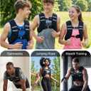 Henkelion Weighted Vest Weight Vest for Men Women Kids Weights Included, Body Weight Vests Adjustable for Running, Training Workout, Jogging, Walking, 25 Lbs